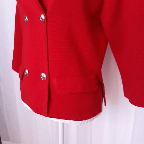 Vintage 60's-70's Bonwit Teller Wool Double Breasted Jacket - Picture 4 of 9